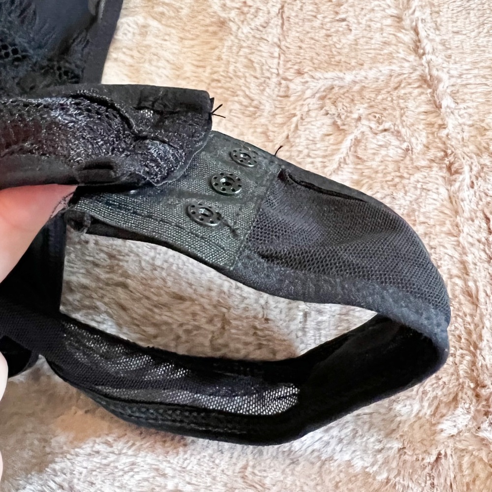 nobrand | black sheer lace teddy demi cup medium - Picture 5 of 8
